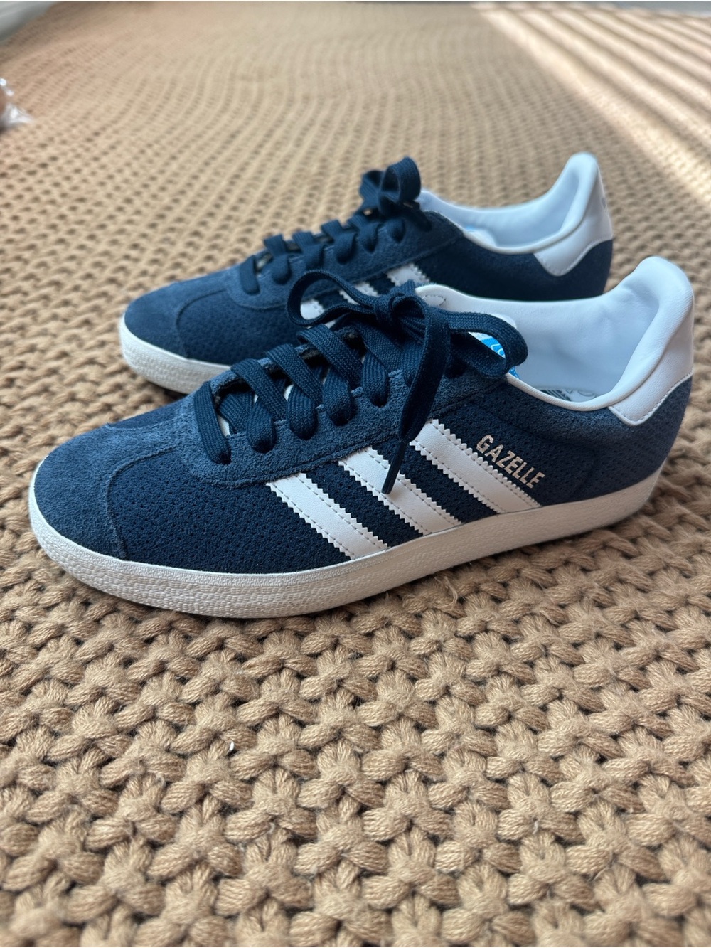 Adidas Gazelle in Blue and White Suede Size Mens 4.5